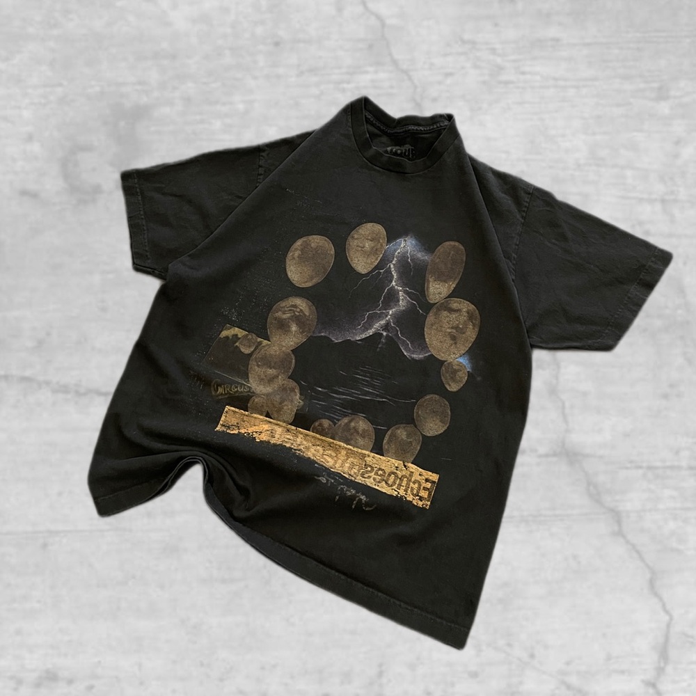 Travis Scott Delresto Echoes T-Shirt Large Cactus Jack Circus Maximum Tour Dates